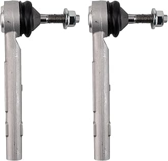 TRQ Front Outer Tie Rod Set 2 Piece Compatible with 2017-2022 Tesla 3 20-22 Y