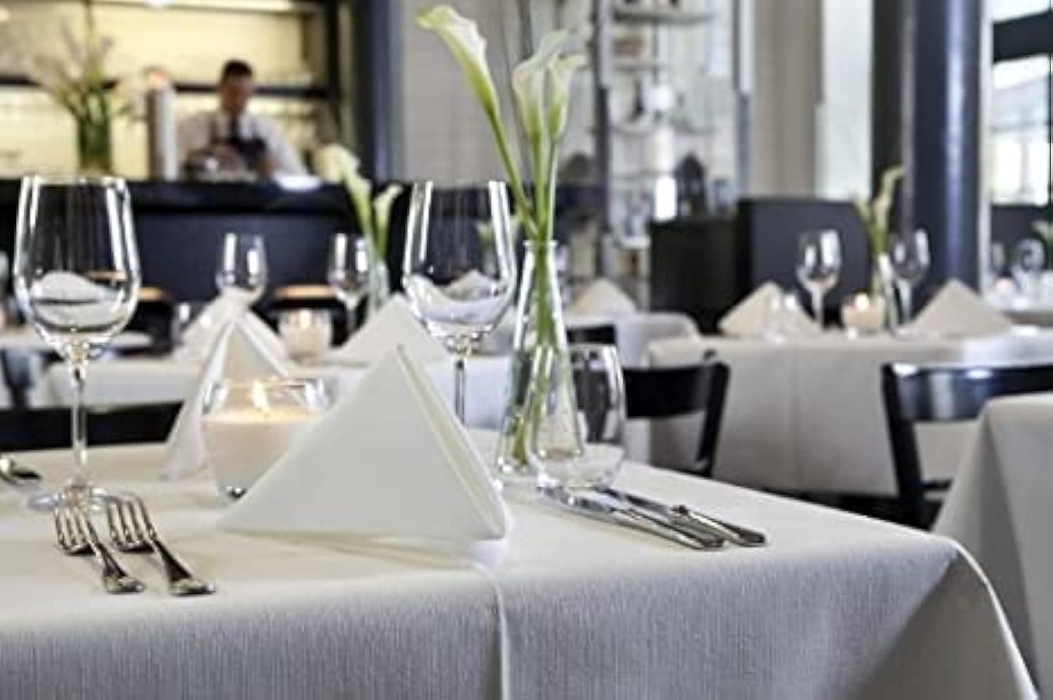 100% Egyptian Cotton Soft Jacquard Damask Tablecloth - Feel the Difference by Using Anglo® Sustainable and Luxury Tablecloth