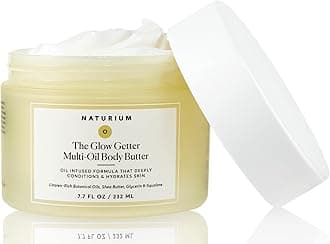 The Glow Getter Whipped Multi-Oil Body Butter, Firming Cream & Body Moisturizer with Shea Butter, 7.7 fl oz