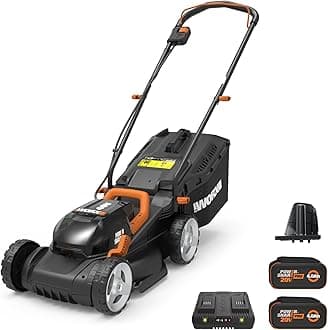 Worx Cordless 14" Lawn Mower with Mulching Capabilities and Intellicut