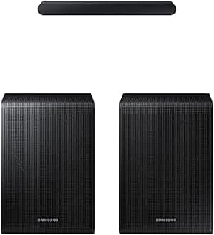 SAMSUNGS60D 5.0ch Soundbar w/Wireless Dolby Atmos Audio, All-in-One Design, Q-Symphony HW-S60D/ZA (Newest Model) w SWA-9200S Wireless Rear Speaker Kit