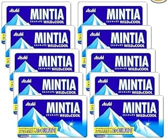 10 Mintia Assortment flavors Japanese Mint Tablet Candy (10 Wild and Cool)