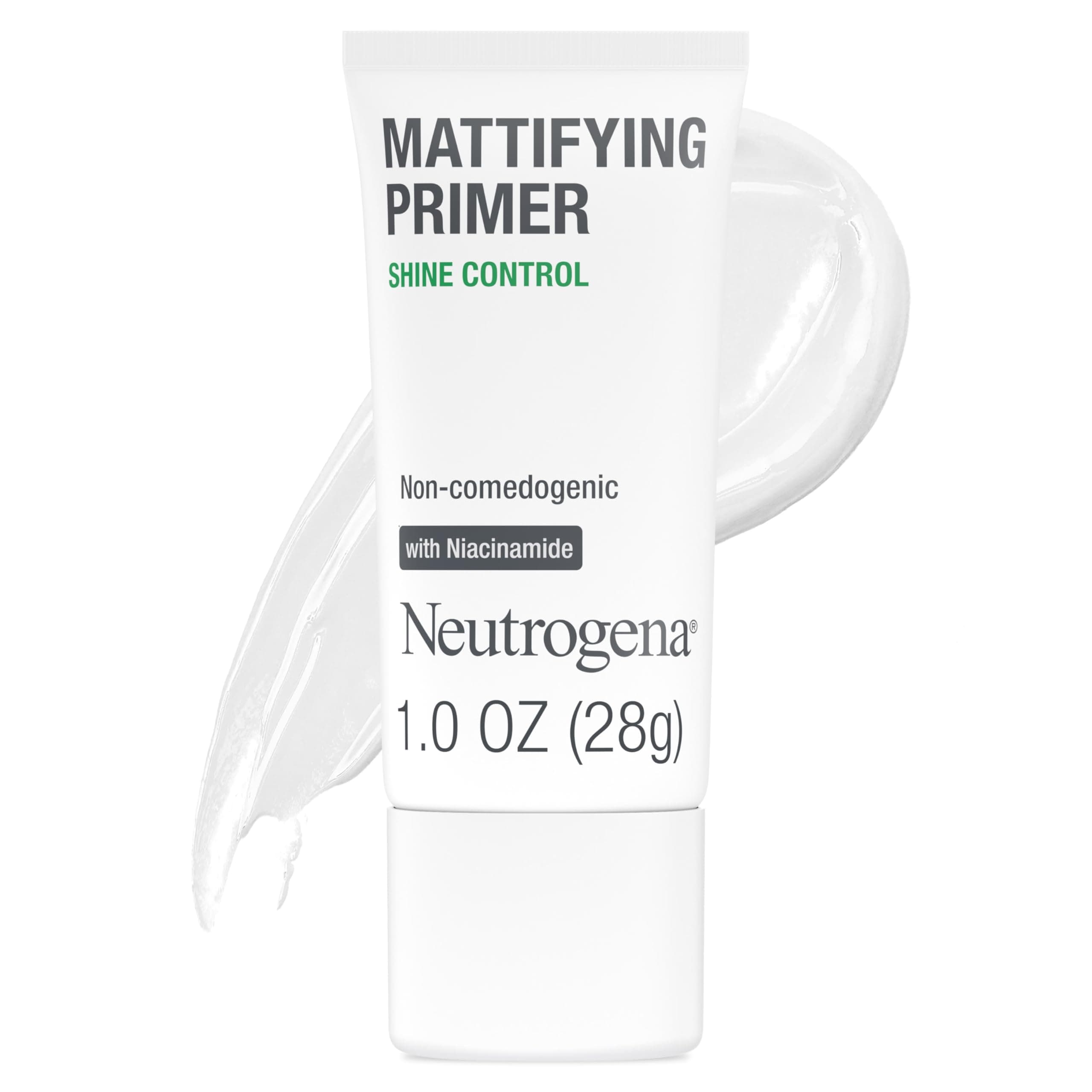 Neutrogena Prebase Mattifying with Brightness Control, Light Primer that Fades Pores and Helps Reduce Brightness, Matte Primer with Niacinamide, 1 oz Clear 1 Ounce (Pack of 1)