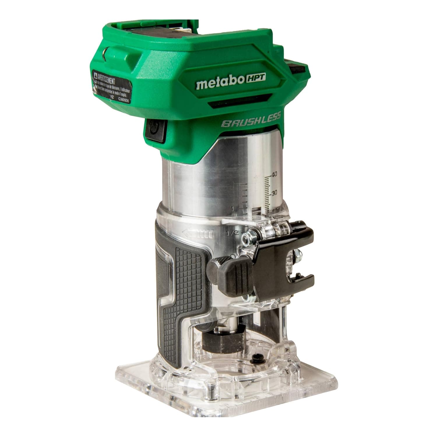 18V Cordless Trim Router, Variable Speed 10,000-30,000 RPM, Lightweight Router Design, 1/4-Inch and 3/8-Inch Collets, LED Work Light, Soft Start & Quick Brake, Tool Body Only, M1808DAQ4