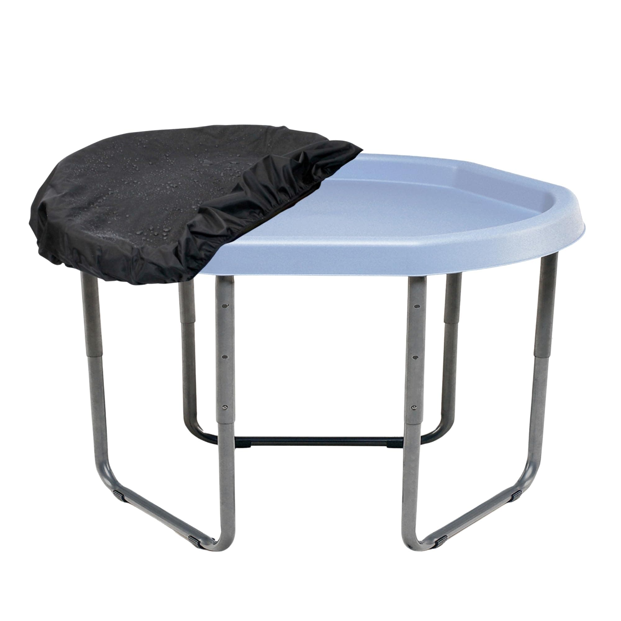 KUB (NEW 3 in 1 Hexacle Tuff Tray, Adjustable Stand & Waterproof Cover Set | Ultimate Kids Sensory Play Setup | Ideal for Sand and Water Play (XL 90cm) | 6 Colour Options (Blue)