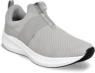 Training,Atheletic,Gym,Sports Comfortable Extra Max Cusion with Memory Foam Insole,Anti Skid Tech Grip Walking Shoes for Men(06202 Black/Grey-Sizes 6,7,8,9,10)