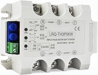 Three/Single Phase Motor Soft Starter Slow Start Module Solid State Relay Decompression and Step-Down Controller(Single 11KW Module)