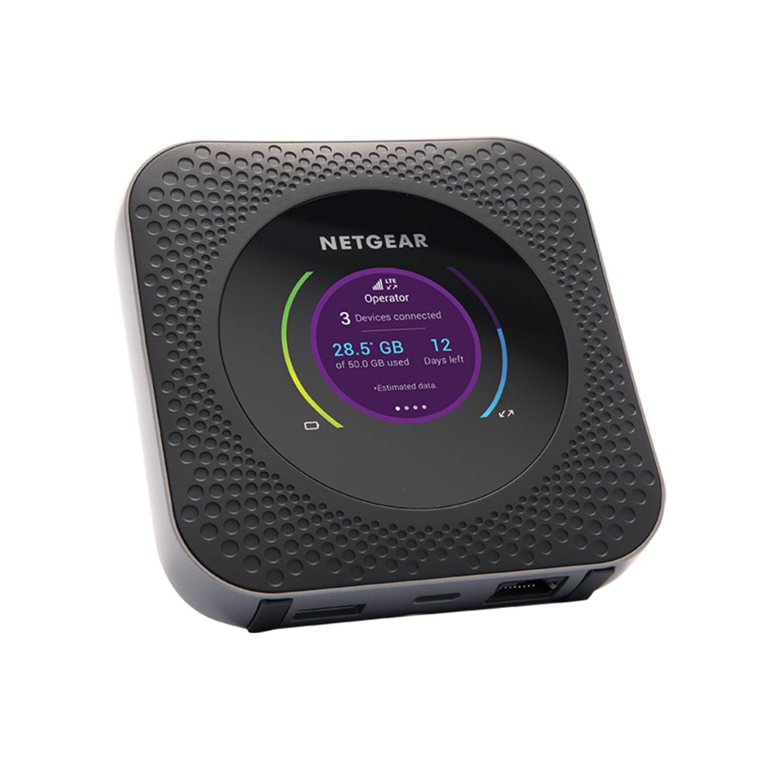Nighthawk MR1100-100EUS – 4G LTE Mobile Hotspot Router, Cat 16, Gigabit-Class LTE, Dual-Band WiFi, 5040mAh Battery