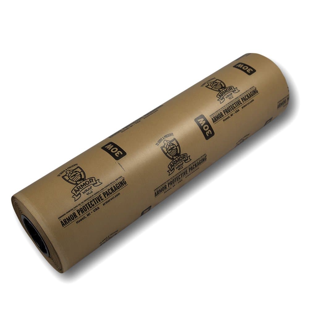 Armor Protective Packaging A30W36200 VCI Paper Wax Coated Prevents Rust, Corrosion On Ferrous and Non-Ferrous Metal, 36" X 200 yd