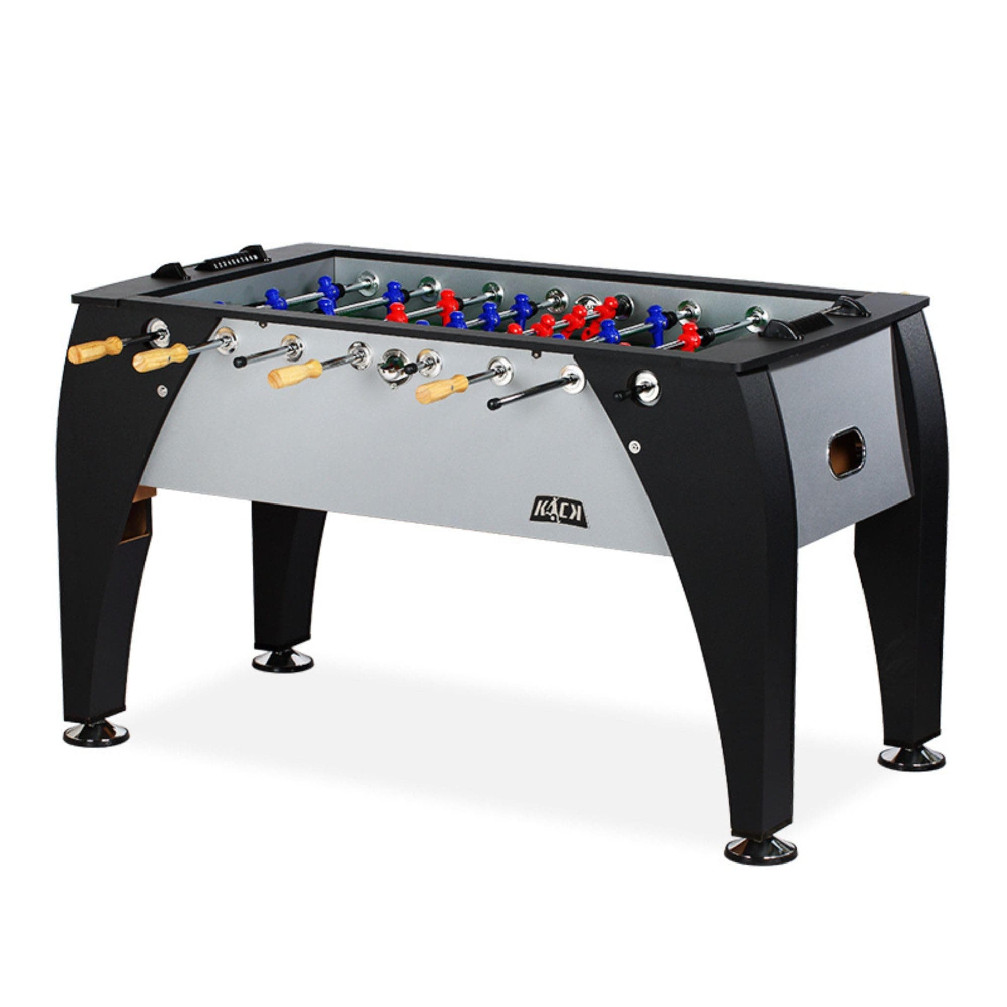 KICK Legend 55" Foosball Table – Professional Full-Size Indoor Game for Adults & Families with Counterbalanced & Uniformed Men, 6 Foosballs and Adjustable Leg Levelers