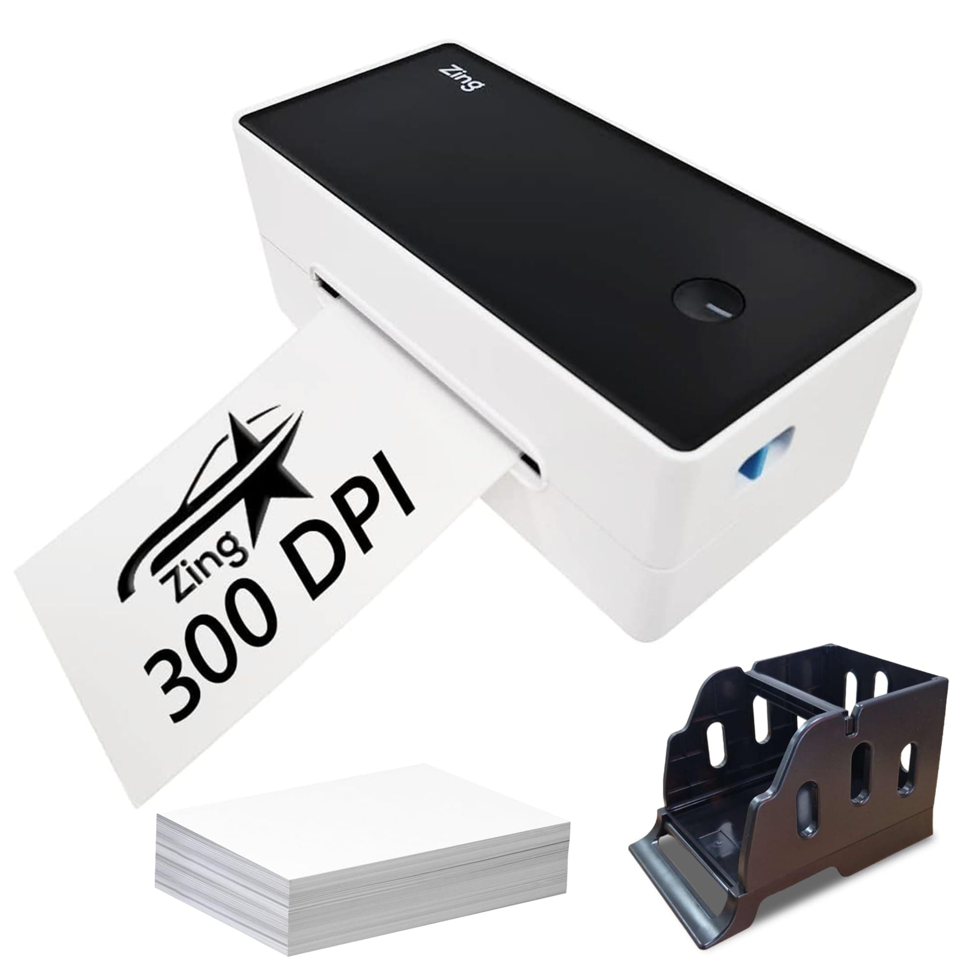 Zing® Pro Series 300 DPI Direct Thermal Label Printer High Speed/Resolution 150mm/s 4x6 UK Support Line - Compatible with Amazon, Royal Mail, eBay, DHL, Fedex, UPS, Hermes, Etsy, Shopify MAC & Windows