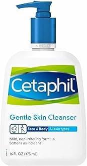 Cetaphil Gentle Skin Cleanser for All Skin Types 16 Fl Oz (Pack of 1)