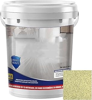 Epoxy Colored Sand Floor Paint, High Gloss Marble Effect Garage Coating, Waterproof & Non-Slip Self-Leveling Epoxy Floor Coating (Lemon Yellow)