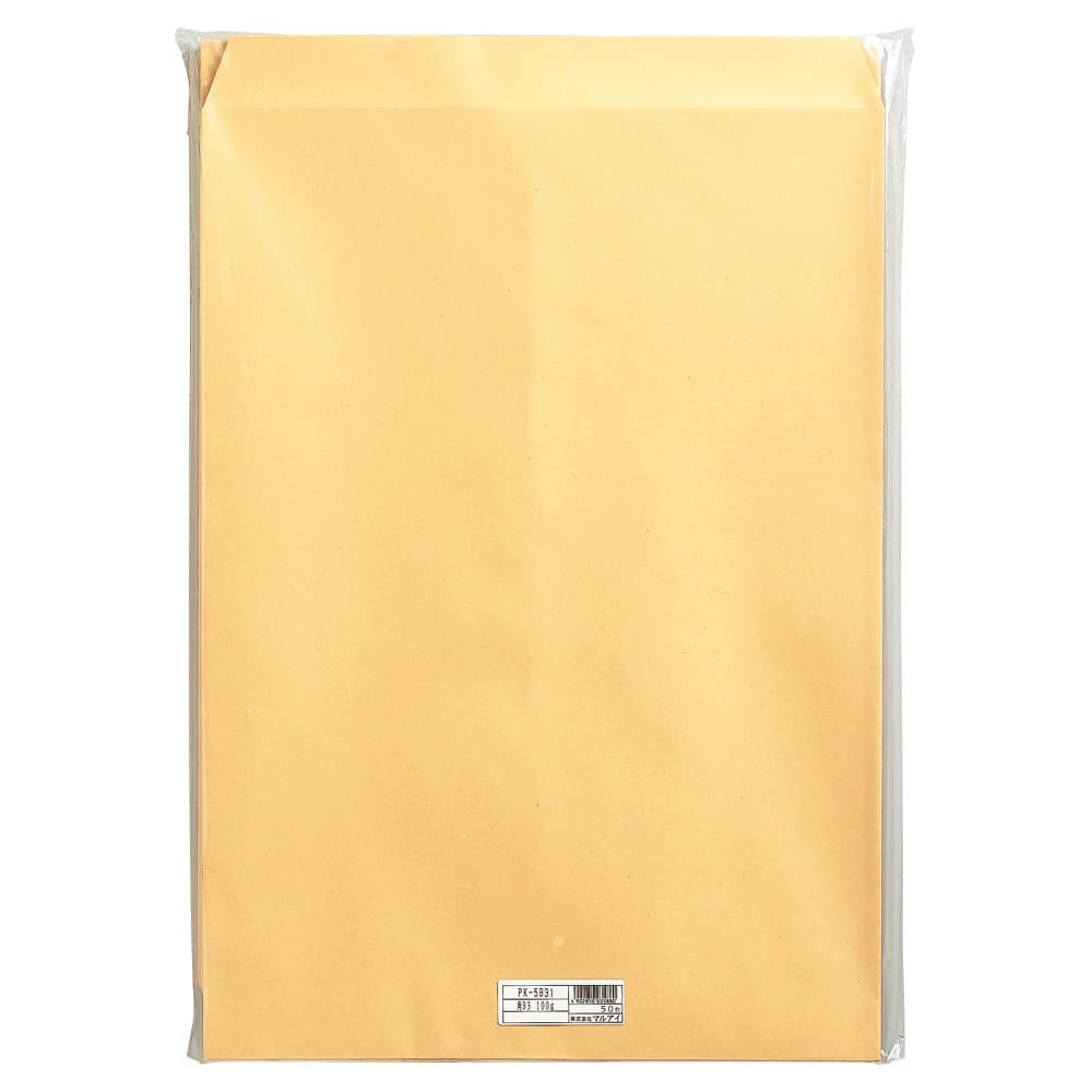 Maruai PK-5B31 Envelopes B3 Square B3 Brown Envelopes Kraft Envelopes 50 Sheets