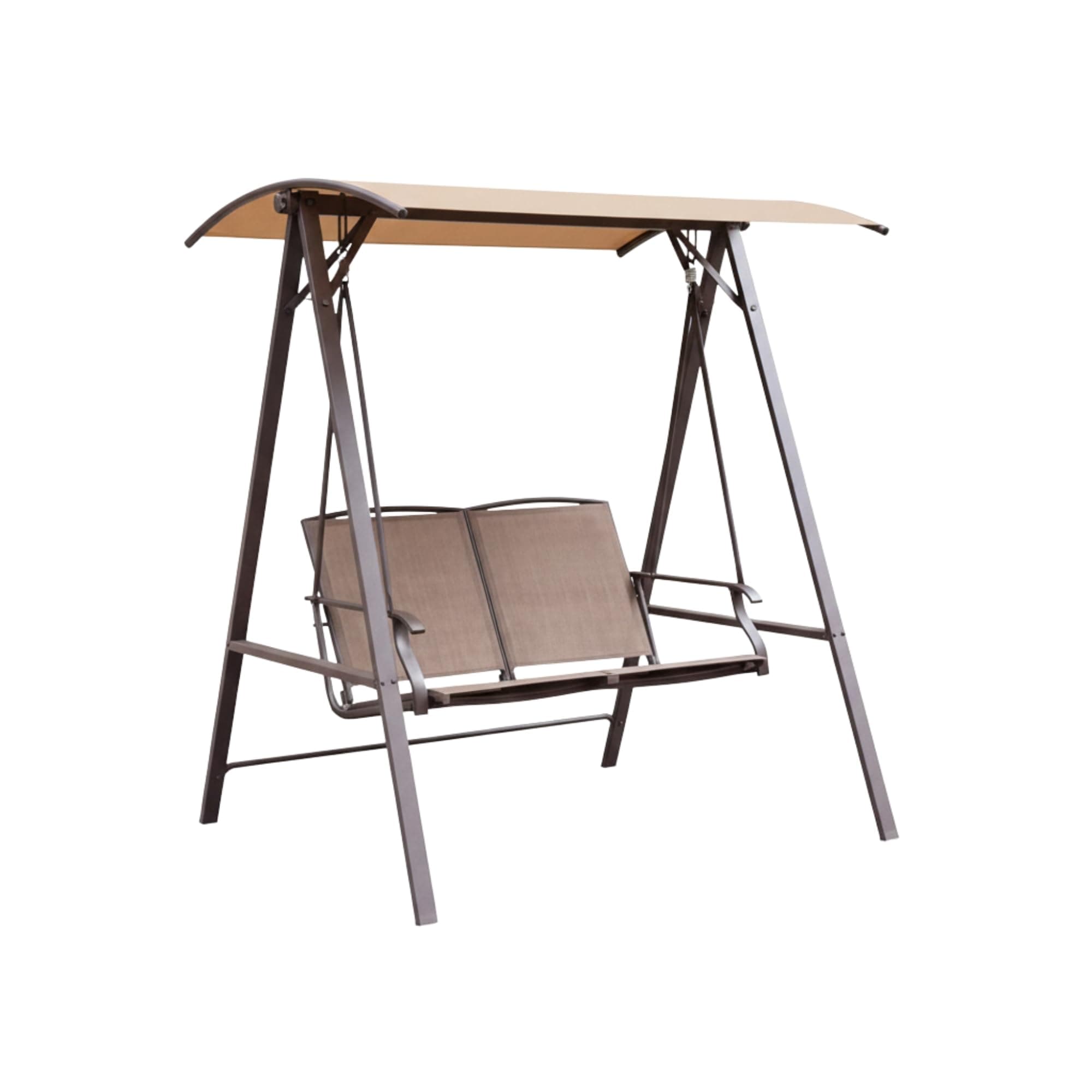 Garden Winds Durable 350 Replacement Canopy Top Compatible with Gardenline 2 Person 2019 Swing - Beige