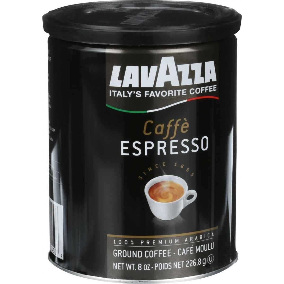 Lavazza Coffee - Caffe Espresso - Medium - Ground - 8 Oz Can