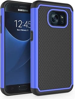 Galaxy S7 Case, [Shockproof] Defender Protective Phone Case Cover for Samsung Galaxy S7 (5.1", 2016) [Blue]