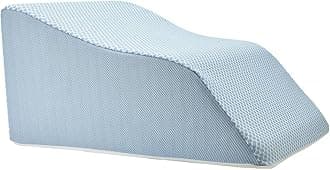 Lounge Doctor Elevating Leg Rest Pillow, Small, 18 in. Wide, Light Blue, Uniquely Designed Incline Wedge for Vein Circulation, Leg Swelling, Lymphedema, Leg and Back Pain, Relaxation