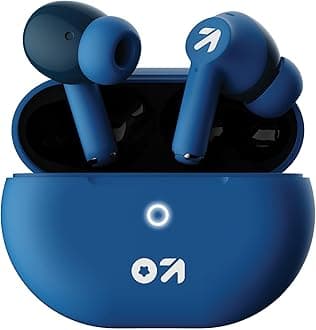 Boult Audio K40 True Wireless in Ear Earbuds with 48H Playtime, Clear Calling 4 Mics, 45ms Low Latency Gaming, Premium Grip, 13mm Bass Drivers, Type-C Fast Charging, BTv 5.3 Ear Buds TWS (Denim Blue)