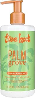 Tree Hut Palm Grove Hydraglow Body Serum, Brighten & Hydrate, with Hyaluronic Acid, Vitamin C & Niaciamide, 11 Oz.