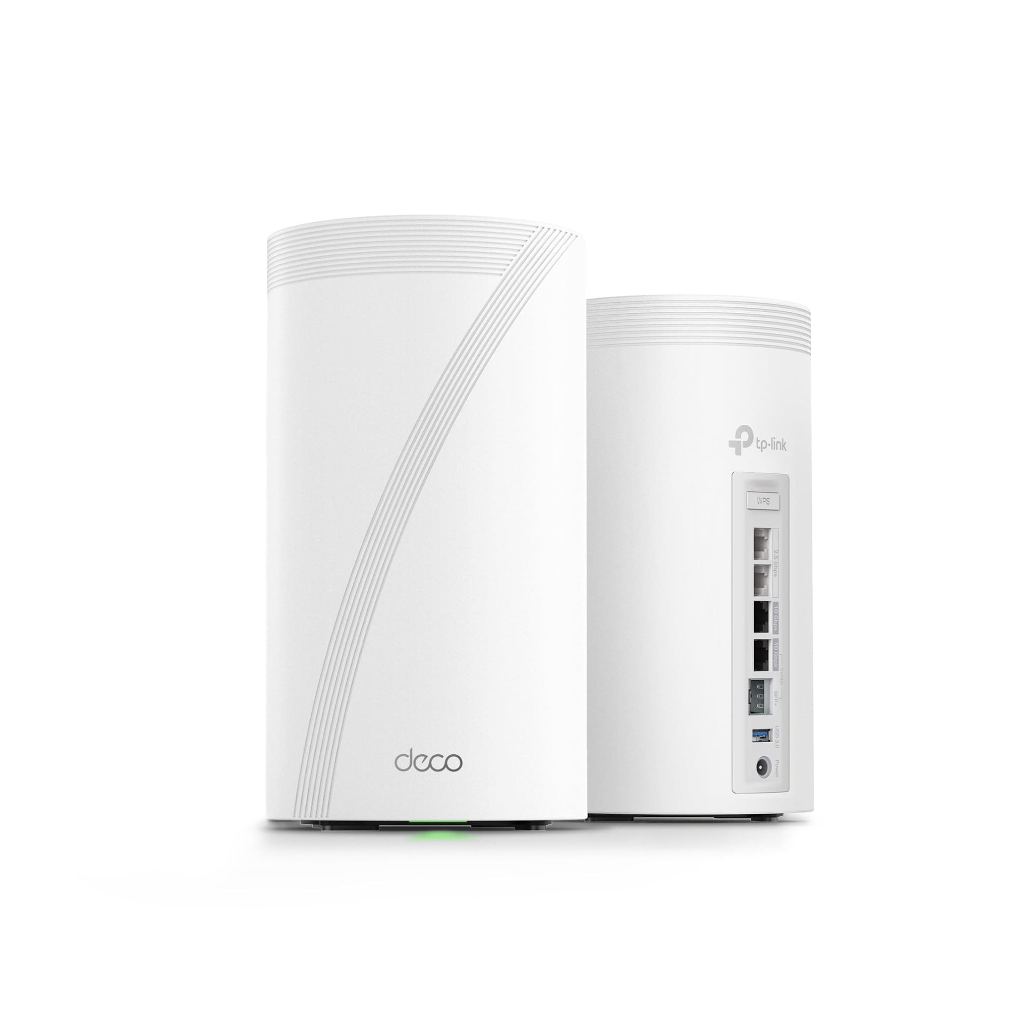 TP-Link Deco BE33000 Quad-Band WiFi 7 Mesh System (Deco BE95) for Whole Home Coverage up to 7800 Sq.Ft with AI-Driven Smart Antennas, 10G Multi-Gig Ethernet ports, Replaces Router and Extender(2-pack)