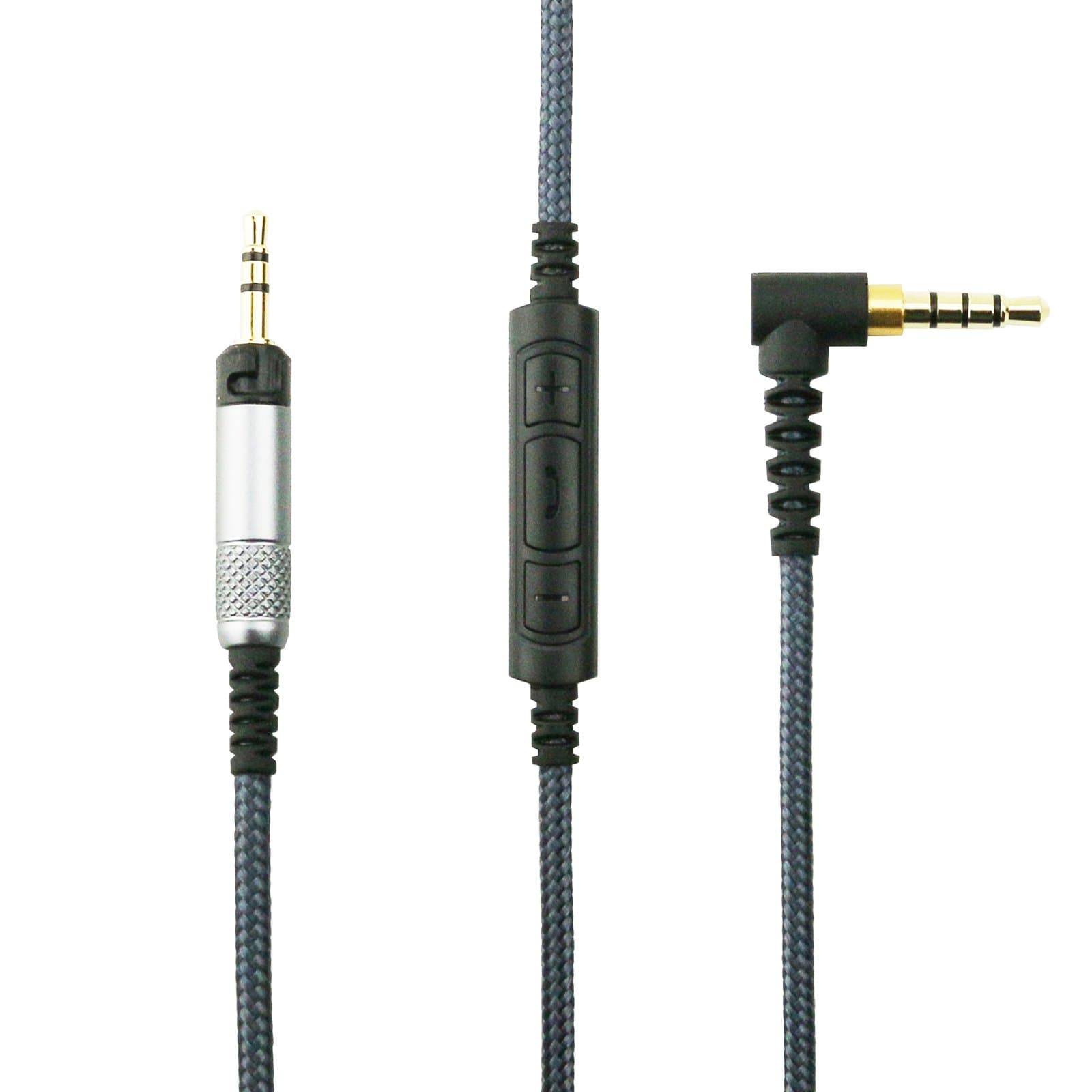 sukira Replacement Cable for Audio Technica ATH-M50x / ATH-M40x / ATH-M70x Headphone, Remote Volume Control & Mic Cord fit Android Phone