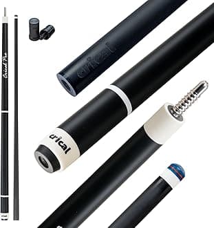 CRICAL Upgrade PRO Black Technology Pool Billiards 58'' Carbon Fiber Pool Cue 3/8 * 8 Pin Joint 12.5mm Tip