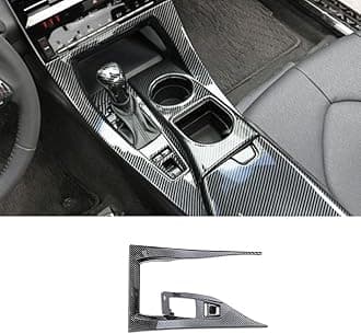 ERIDANUS Auto Accessories for Toyota Avalon 2022 2021 2020 2019 Car Gear Panel Frame Accessory Parts (Carbon Fiber Style for Low Configuration) ABS 1 PCS