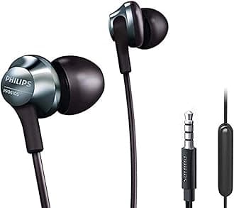 Pro Wired Earbuds, Headphones with Mic, Powerful Bass, Lightweight, Hi-Res Audio, Comfort Fit