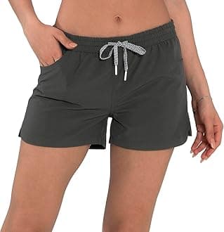 Actleis Womens Swim Shorts UPF50+ Board Shorts Quick Dry Beach Shorts Drawstring Sports Summer Bottom