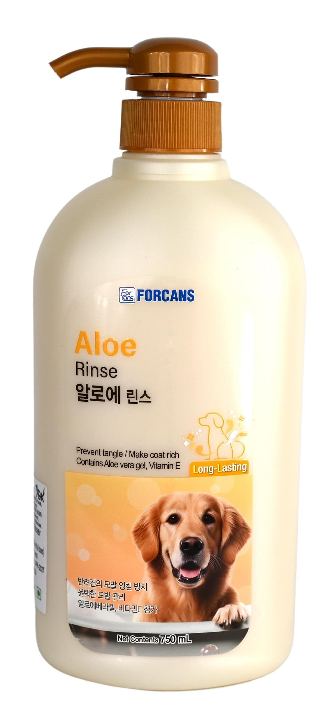 Aloe Rinse Dog Shampoo, 750 ml