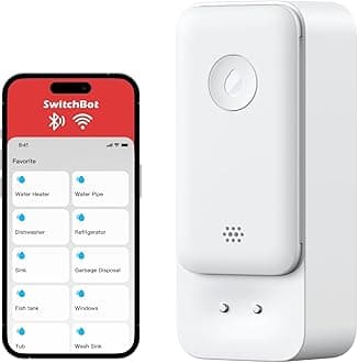 WiFi Water Leak Detector, No Hub Required (Support 2.4G), Smart Water Detector 100dB Adjustable Alerts & App Alerts, IP67 Waterproof, Wireless Detector for Kitchen, Bathroom, Basement