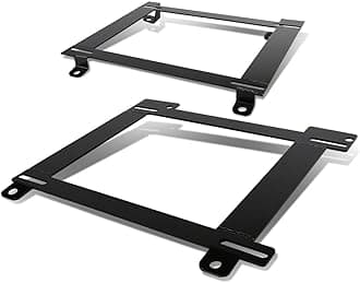 DNA Motoring SBKLMCCAM93 Low Mount Tensile Steel Seat Bracket (Driver & Passenger Side)