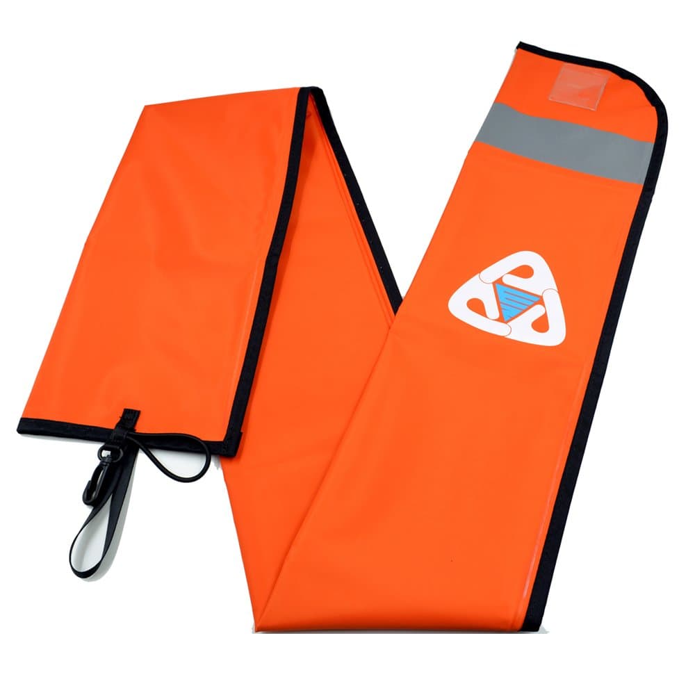 EZ Hi-Viz 6.5'' Wide Scuba Diving Surface Marker Buoy (SMB) Safety Sausage