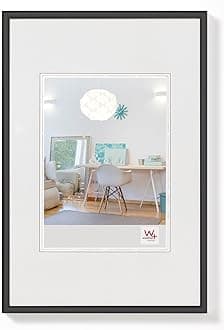 walther design Picture Frame Black 20 x 30 cm New Lifestyle Plastic Frame KV030B