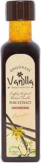 Goodness Vanilla 100% Natural Premium Vanilla Extract Liquid for Baking, Desserts, Whipped Cream & Frosting - 100 gm (Pack of 1)