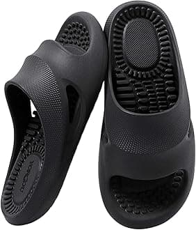 Massage Slippers Women Men Sandals Open Toe Shower Shoes Summer House Slippers for Bath Plantar Fasciitis Slides Ladies Girls Gym Non Slip Indoor