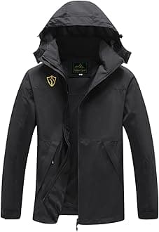 GIISAM Rain Jacket for Women, Women's Waterproof Lightweight Rain Jackets Packable Raincoat Windbreaker Coat with Hood