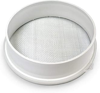 Tredoni 23cm/9" Couscous Sieve Strainer - Plastic Sieve Sifter, Stainless Steel 3mm Mesh, Multicolor
