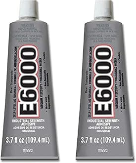 Eclectic Products 220011 2 Pack 3.7 oz. E-6000 High Viscosity Multi-Purpose Adhesive, Clear Product Name