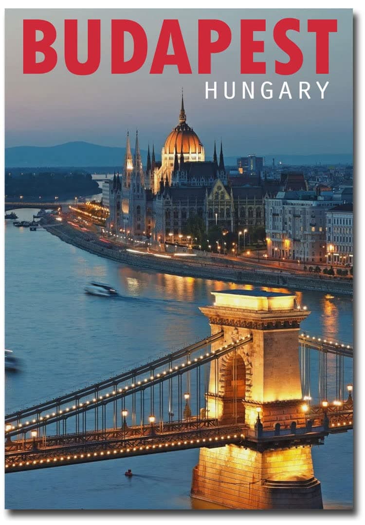 Budapest, Hungary Fridge Magnet Size 2.5" x 3.5"