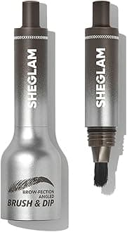 SHEGLAM Brow-Fection Angled Brush & Dip Upgraded Microblading Eyebrow Pen Long Lasting Waterproof Easy To Color-Truffle
