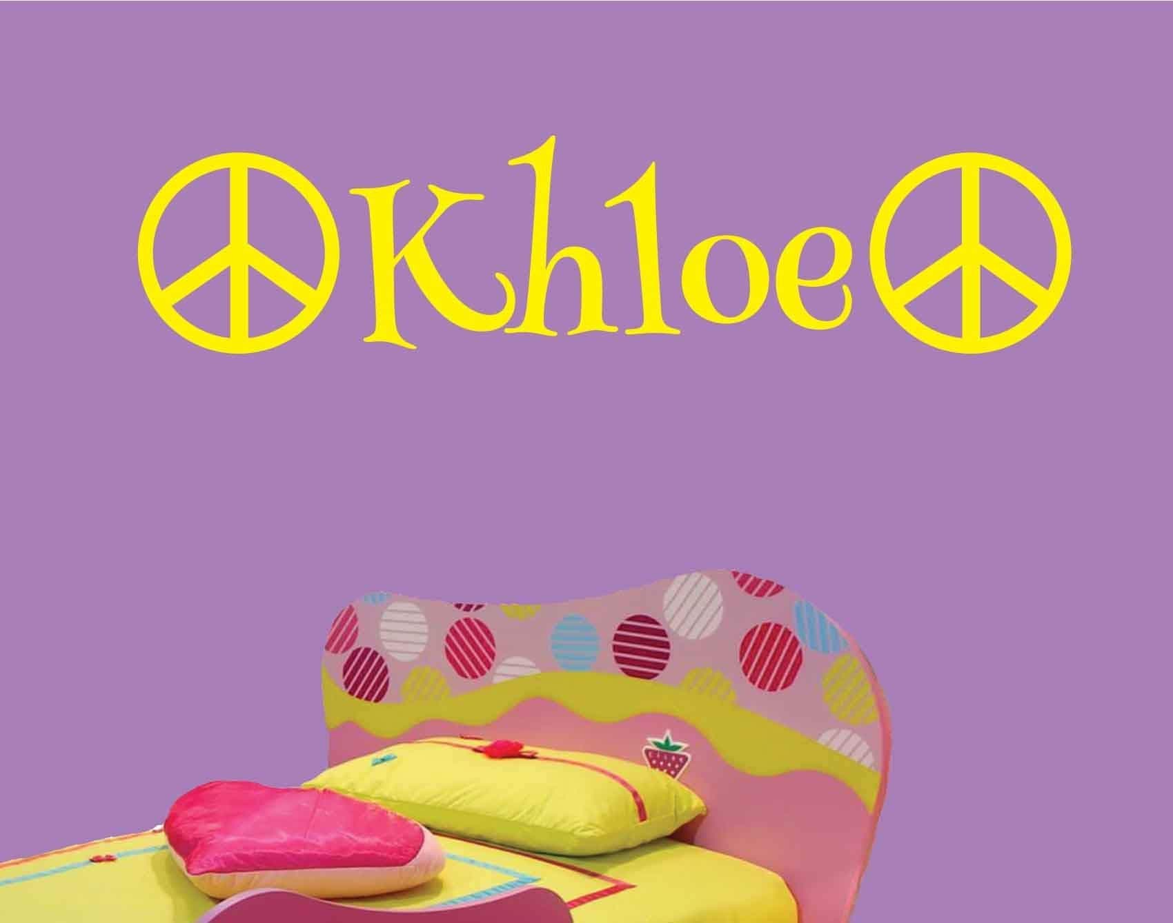 Khloe-Peace-Wall-Decal-Personalized-Room-Wall-Art-Custom-Name-Vinyl