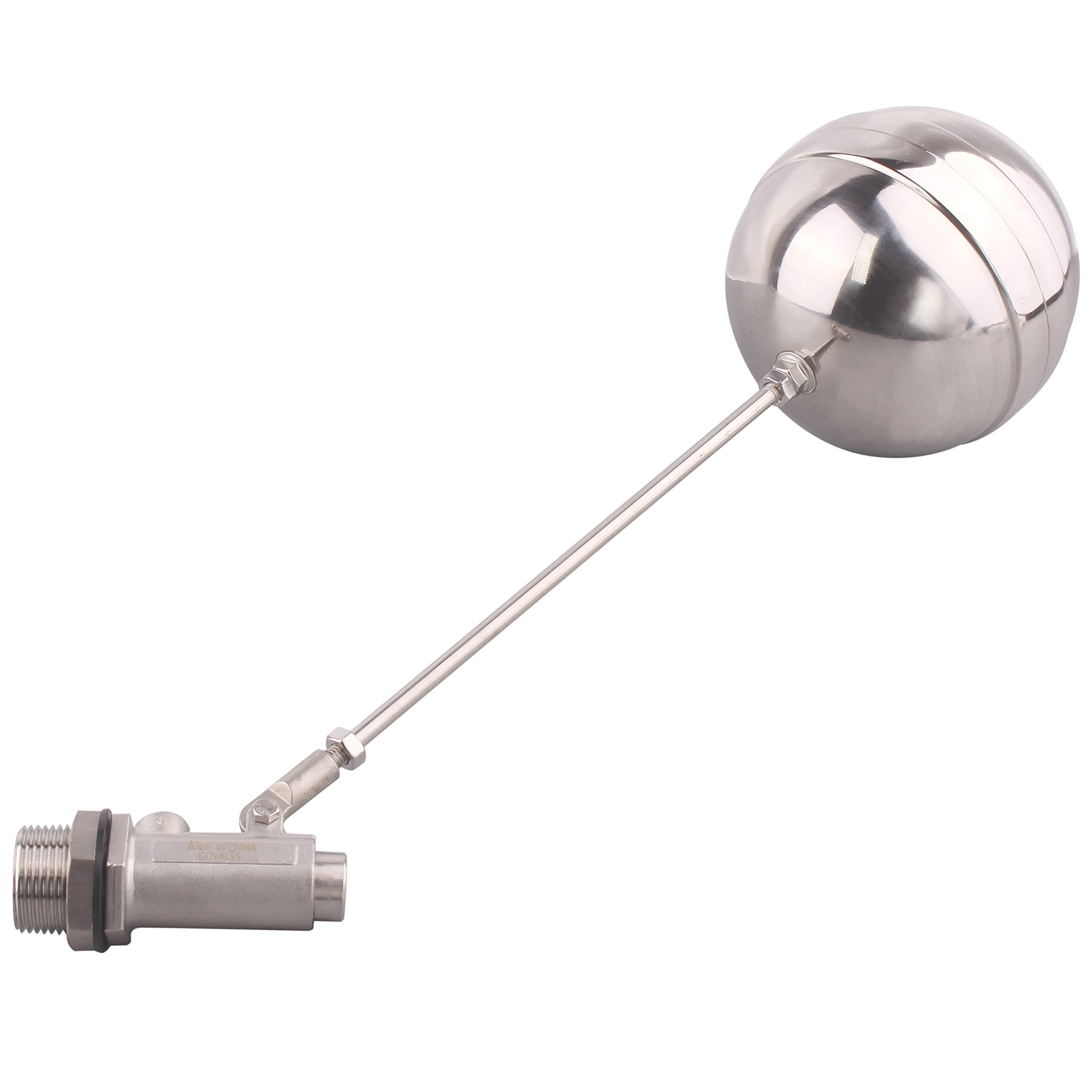 Stainless Steel Float Ball Valves - 1” Npt Male Thread Flow Control Sensor Valve Automatic Water Level For Tank Pond Tower