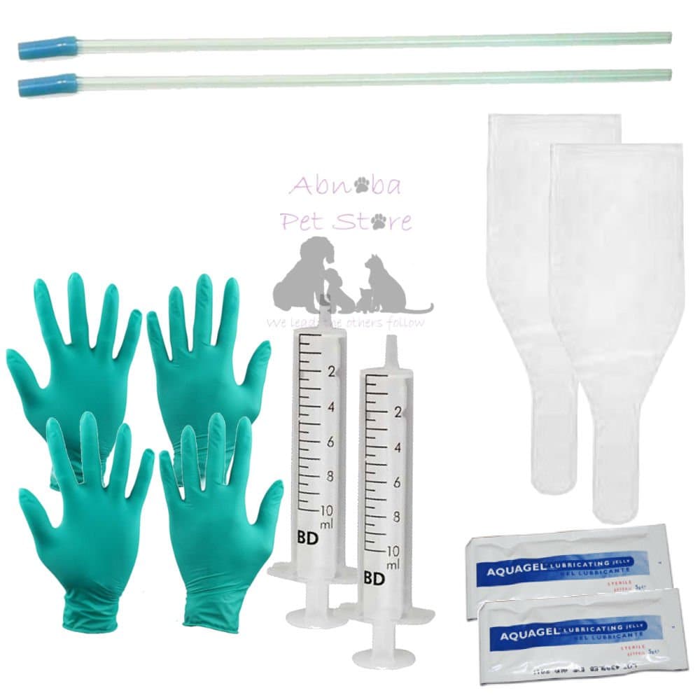 Abnoba Pets New Flex Tip Insemination Kit 10.5" Medium/Large Breeds, Canine Dog Breeding (2 Inseminations)