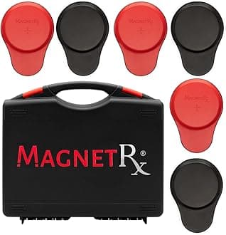 MagnetRX® Biomagnetic Magnets Kit – Magnets for Medical Biomagnetism – Dr Goiz Magnets for Biomagnetism Bio Magnet Pair – 5200 Gauss Large Round Magnets (6 Units)