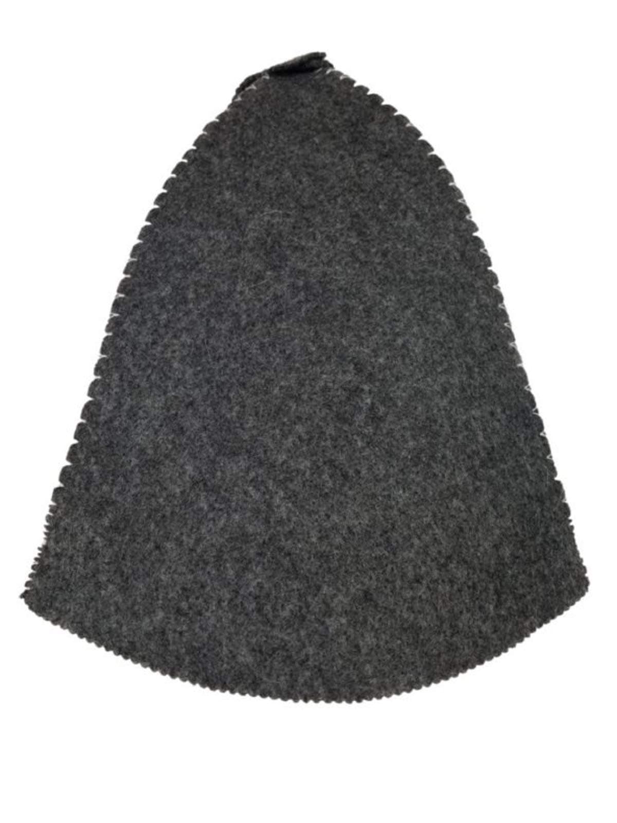 RussianBear Set 3 Gray Wool Mixture Hat for Sauna Banya Bath House Head Protection Unisex (3)