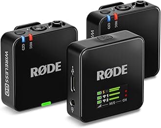 RØDE Wireless GO III (Gen 3) – Compact Wireless Mic – Pristine Audio, 32-bit Float Recording, Automatic Level Control, for Phones, Cameras and Computers (Black)