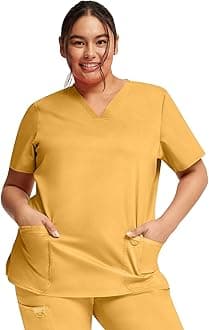 Cherokee womens Classic V-neck Top (pack of 1)