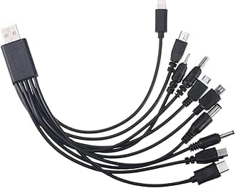 Multi-Charger 10 in 1 Universal USB Charging Cable 10 In 1 Usb Cable Multi Adapter Multifunction Charging Sync Cord universal camera cables for PSP/Nokia/HTC/LG/Samsung Camera Charger Cable